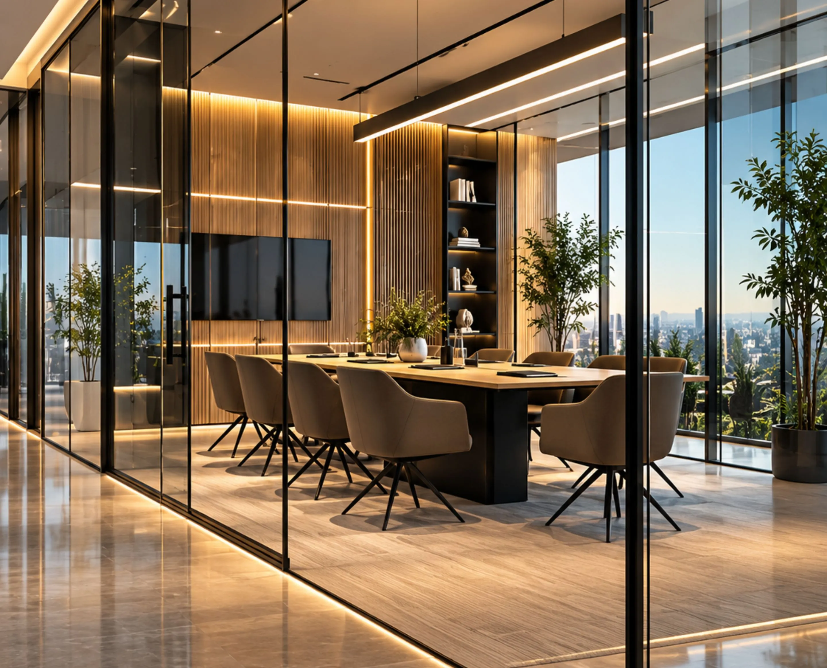 Modern Glass Partition Solutions